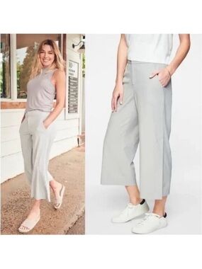Athleta Tribeca Cropped Wide-Leg Pants